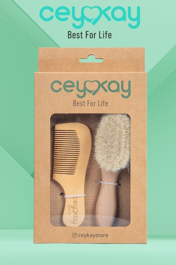 Ceykay Bambu ve Keçi Kılı Tarak Seti 2’li Set